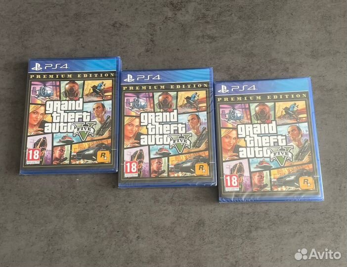 GTA V PS4 (GTA 5 PS4) Диск Новый