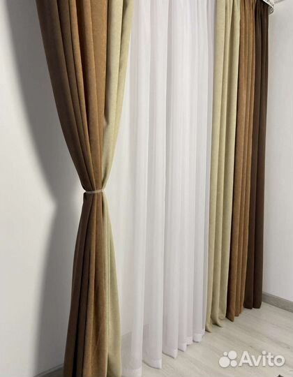 Комплект штор Канвас Трио