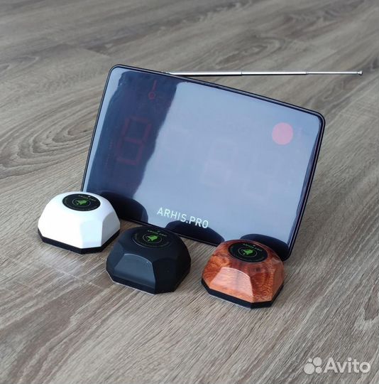 Кнопки вызова официанта модель Бургер и табло