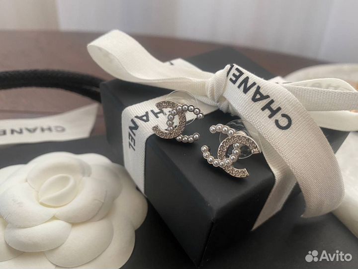 Серьги chanel оригинал