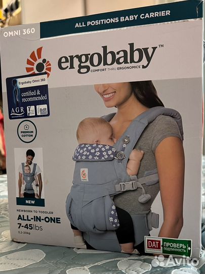 Эргорюкзак ergobaby оригинал