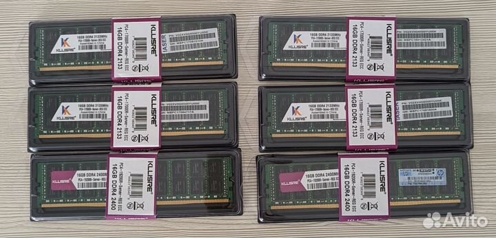 Серверная Память DDR4 16GB 2400MHz REG ECC