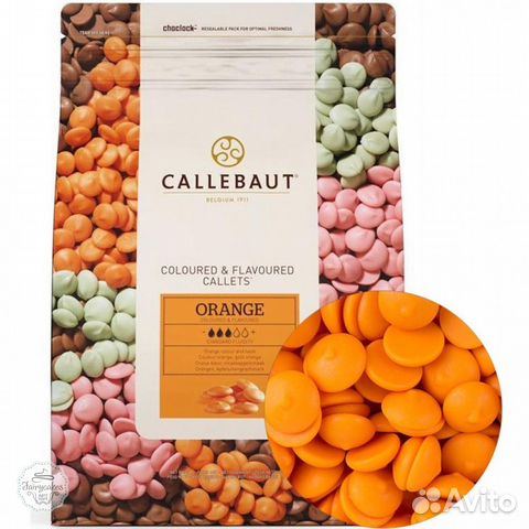 Шоколад апельсин Callebaut Orange 3 капли