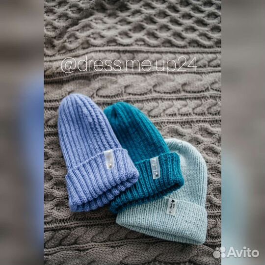 Новые шапки ручная работа вязка женская