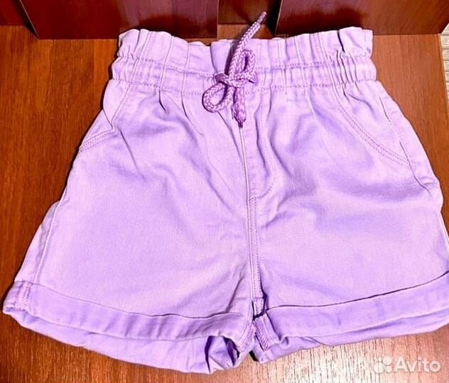 Шорты джинсовые на девочку 128