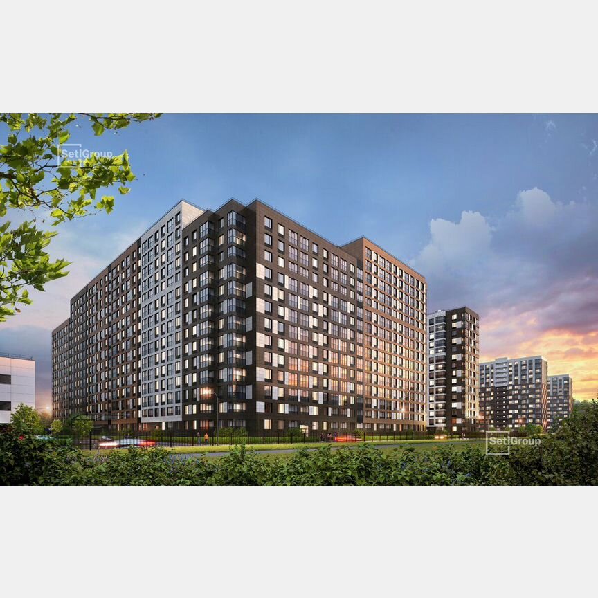 1-к. квартира, 32,8 м², 2/20 эт.