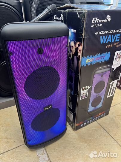 Колонка блютуз караоке ElTronic 20-55 wave 800