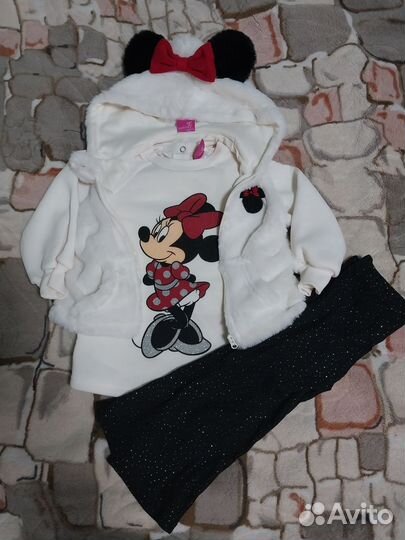 Костюм Дисней тёплый 18 месяцев