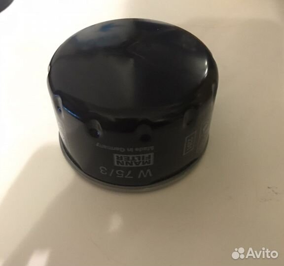 Фильтр масляный mann W753 для Renault/Lada