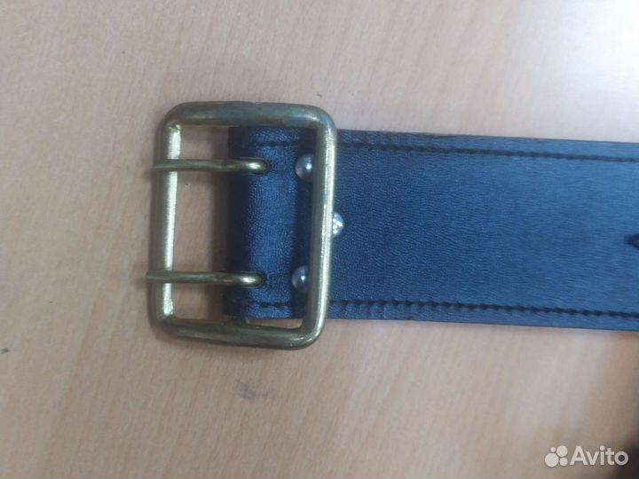 Кожаный ремень для офицера вмф оригинал +