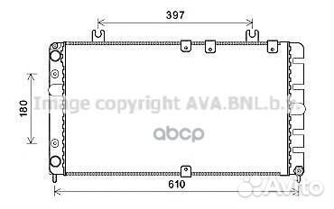 Радиатор LADA kalina 1.4/1.6 04/08- LA2021 Ava