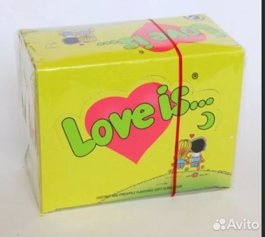 Жевательная резинка Лав ис(love IS)