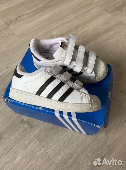 Кроссовки детские adidas superstar 25