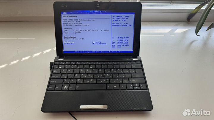 Нетбук asus eee pc 1001p