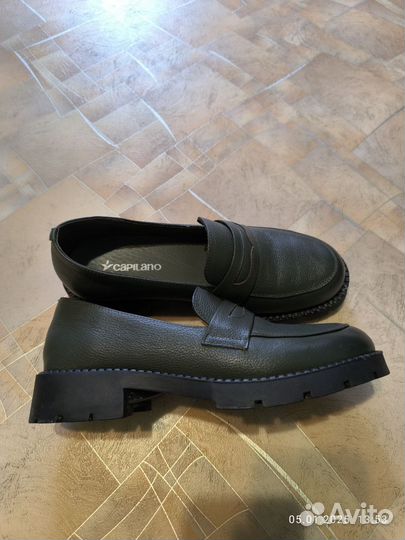 Лоферы женские натуральная кожа