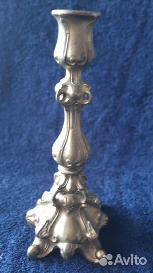 Старинный подсвечник 19 в. Варшава. (Fraget)