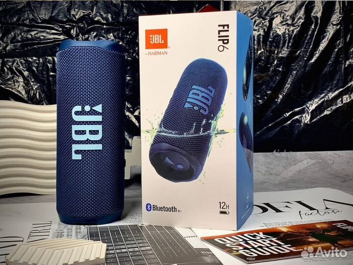 Колонка jbl Flip 6 синяя