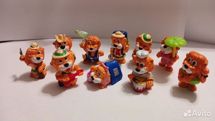 Львята туристы киндер 10 шт. полная серия