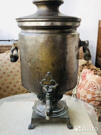 Самовар на дровах антикварный