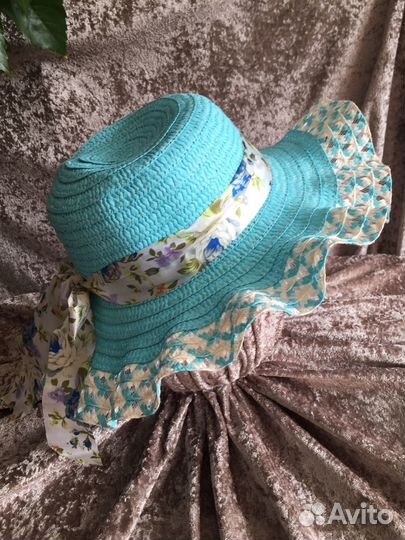 Шляпа,кепка,бандана женская летняя,б/у