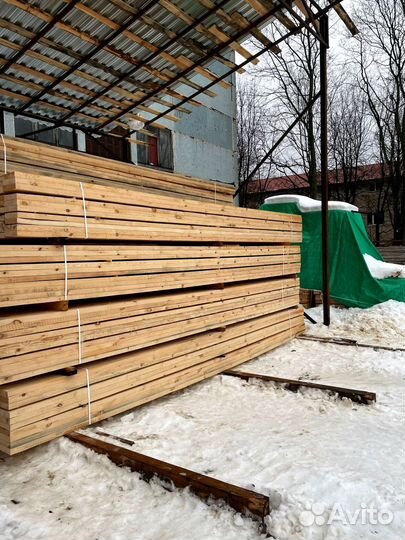 Доска обрезная 50х150х6000мм с доставкой