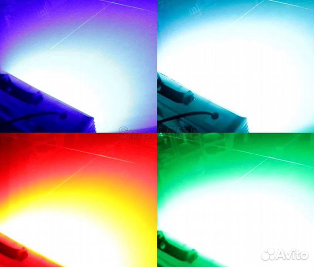 Стробоскоп для дискотек, RGB 100 Вт