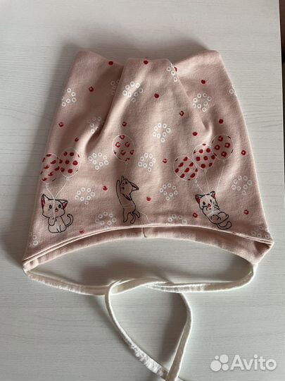 Шапочка для девочки на весну