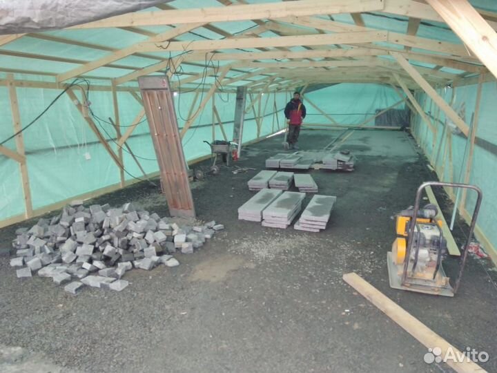 Тенты для утепления, прогрева бетона, тепляка