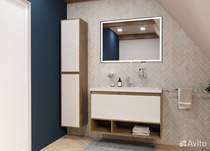 Тумба с раковиной Эстет Монако