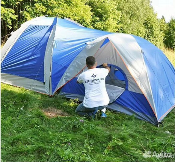 Палатка 4-х местная + шатер