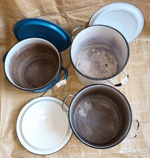 Кастрюли, миски, дуршлаги СССР