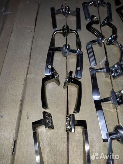 Дверные ручки Renz хром латунь с витрины - 6о