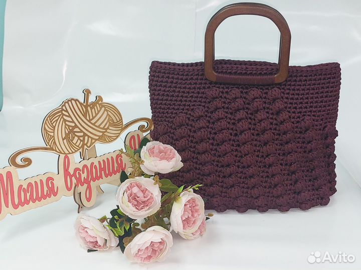 Вязание на заказ крючком сумок,шкатулок