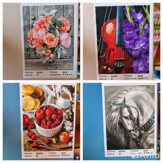 Картины по номерам,раскраски