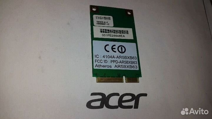 Адаптер WiFi модуль ноутбука Atheros AR5BXB63 Mini