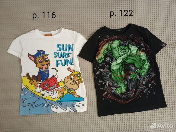 Футболки, лонгсливы, тонковки 122