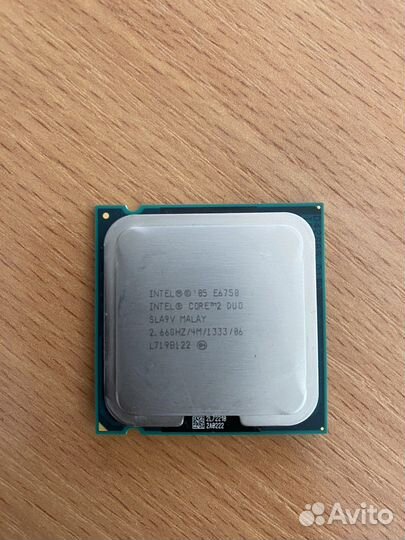 Процессор core 2 duo E6750