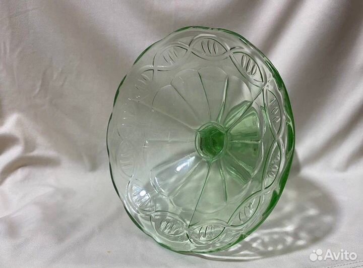 Стеклянные вазы на кожке/конфетницы СССР