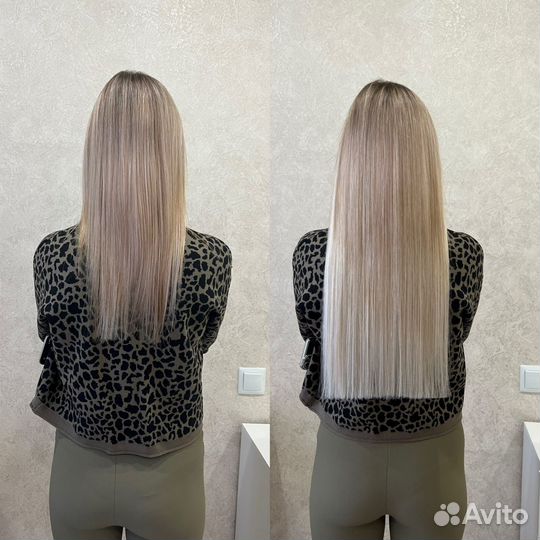 Наращивание биопротеиновых волос