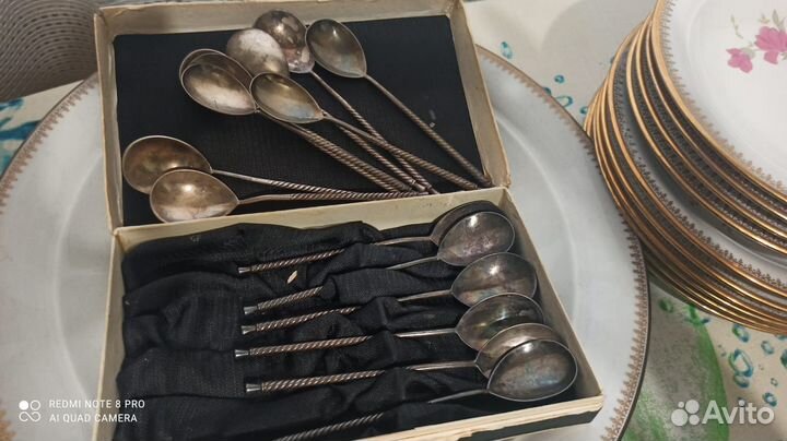 Чайные ложки мельхиор СССР