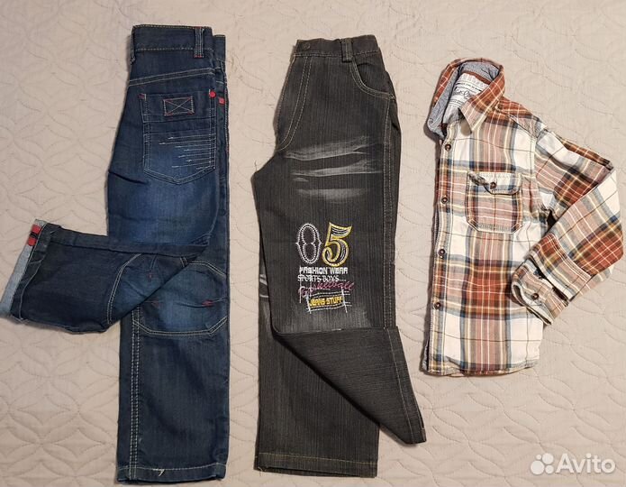 Вещи пакетом на мальчика 104 110