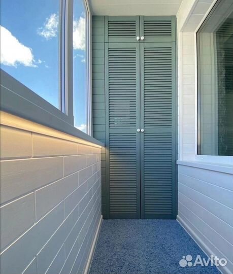 Отделка балкона / окна/рамы