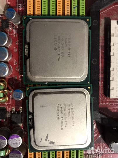 Процессор intel celerin amd Athion