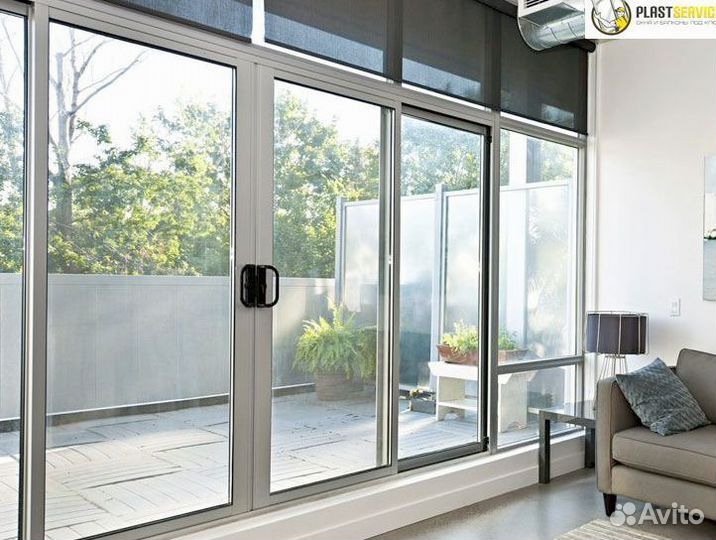 Алюминиевые раздвижные окна