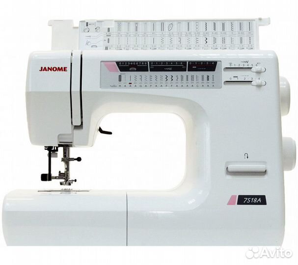 Швейная машина Janome 7518A белый