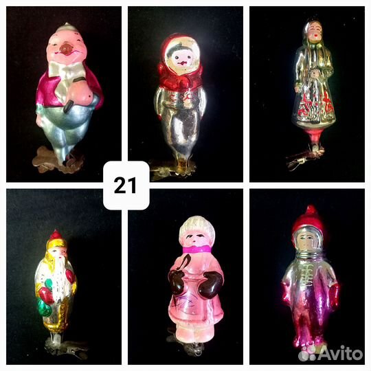 Елочные игрушки СССР