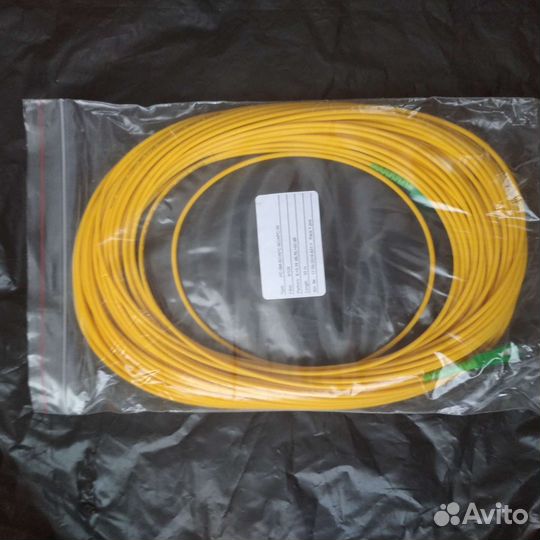 Патч-корд оптический SC-SC/APC SM 30 м