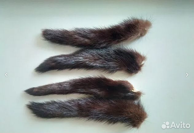 Хвосты норки и меховые воротники