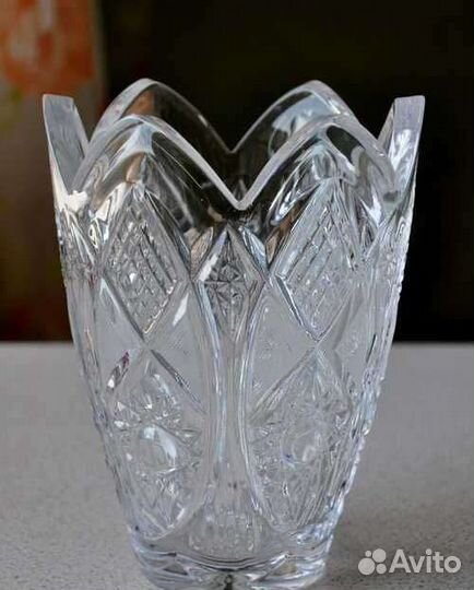 Хрустальная ваза чехия