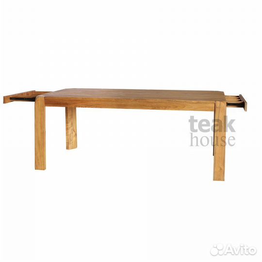 Стол обеденный из маcсива Тика Diamond 240